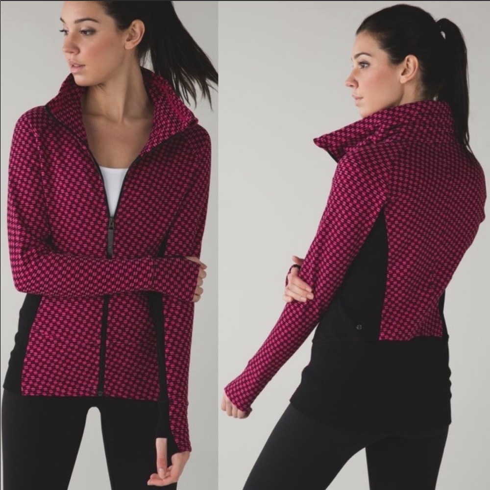 Lululemon Deep Dive Rumble Radiant Jacket berry 4